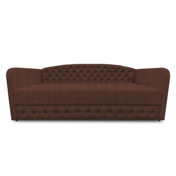 Диван-кровать с каретной стяжкой «Гарвард 2», велюр, цвет shaggy wine