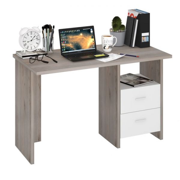 Стол, 1200 ? 600 ? 770 мм, цвет карамель/венге