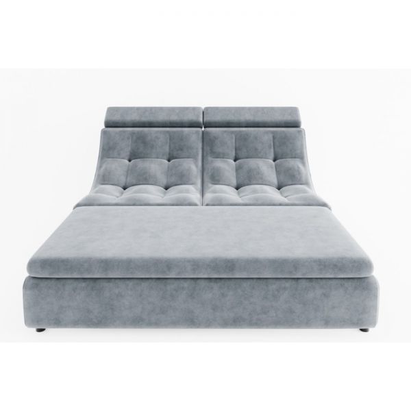 Прямой диван «Монако 3», механизм дельфин, ППУ, велюр, цвет селфи 01