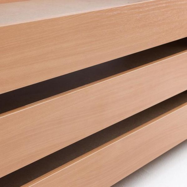 Кровать трехъярусная, 1490х670х670, ЛДСП, цвет бук