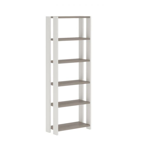 Стеллаж, 650 ? 300 ? 1800 мм, цвет белый