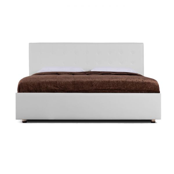 Кровать «Космопорт» с ПМ, 140 ? 200 см, ортопедическое основание, цвет взбитые сливки