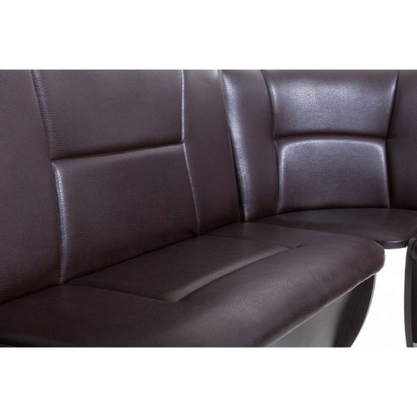 Кухонный уголок Орхидея  1500х1100х840 Венге/Коричневый темн