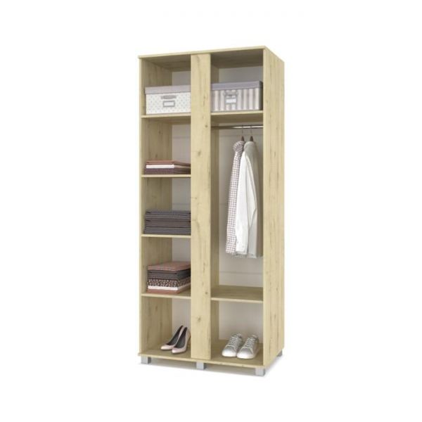 Шкаф Пандора-П21 520х900х2100 двухстворчатый Дуб ирландский