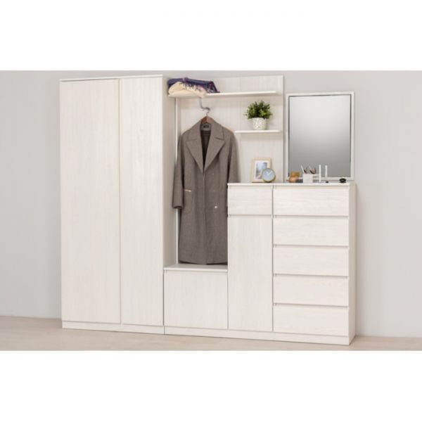 Шкаф 2х створчатый Ника 13.11, 918х383х2079, Ясень анкор светлый