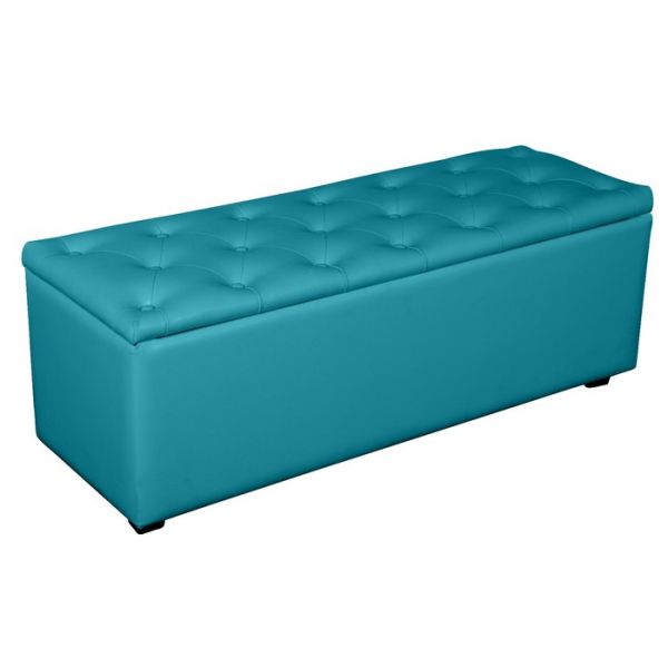 Банкетка Монако-2 1210х420хН430 Экокожа бирюзовый