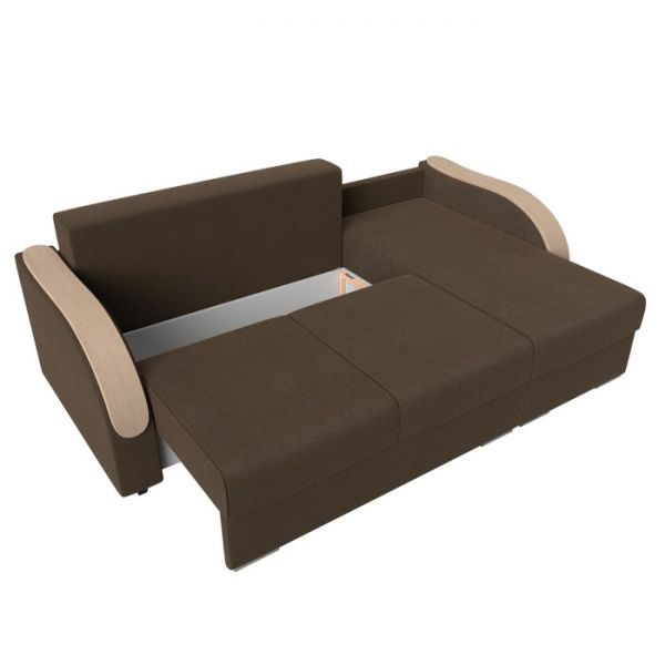 Угловой диван «Дарси», механизм еврокнижка, рогожка, цвет корфу 02