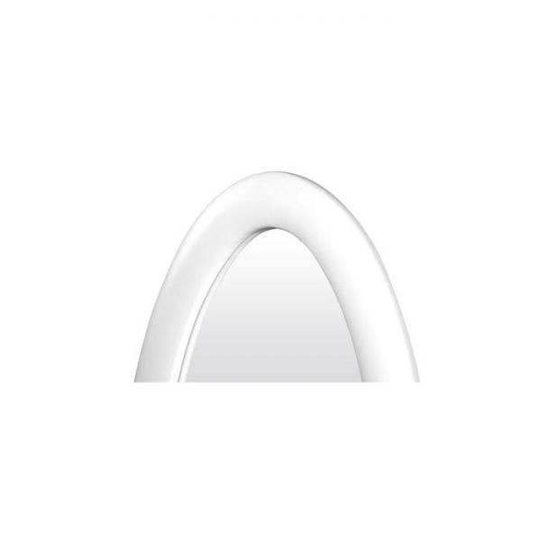 Зеркало «Люнетта», 750 ? 1360 мм, гладкое, экокожа, цвет взбитые сливки