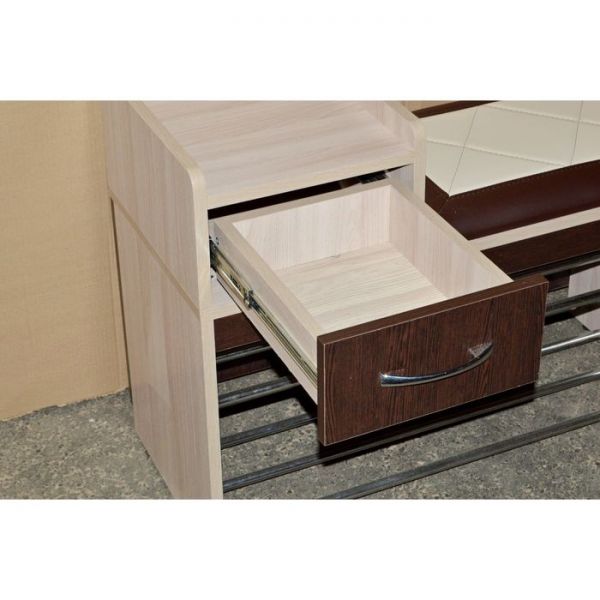 Обувница Ольга 5 Ясень шимо светлый/венге