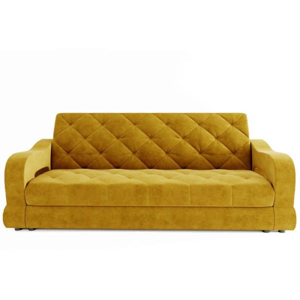 Прямой диван «Бруно 1», механизм книжка, велюр, цвет селфи 01