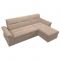 Угловой диван «Клайд», механизм дельфин, велюр, цвет бежевый