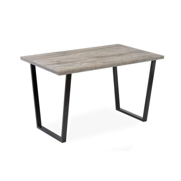 Стол АТЛАНТ-11 1300*800х750 Сосна Пасадена/Опора АТЛАНТ-Черный матовый