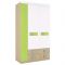 Шкаф 3-х створчатый «Стиль 25», 1150 ? 516 ? 2040 мм, цвет туя светлая / лайм