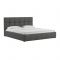 Кровать Хлоя, 1800х2000, ортопедическое осн+ПМ, Пегасо лайт грей/Серый