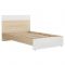 Кровать  ЛАЙТ 1200х2000 Белый/корпус Дуб Сонома