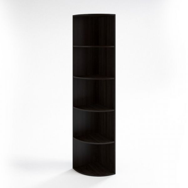 Шкаф угловой НШ-16, 380 ? 380 ? 1890 мм, белый шагр