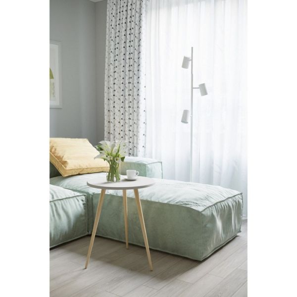 Стол журнальный «Бекс 550», 450 ? 450 ? 550 мм, цвет белый