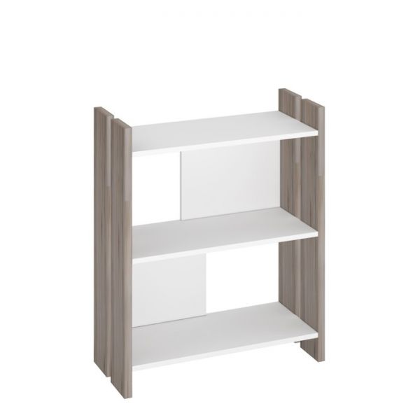 Стеллаж, 700 ? 320 ? 850 мм, цвет нельсон/белый