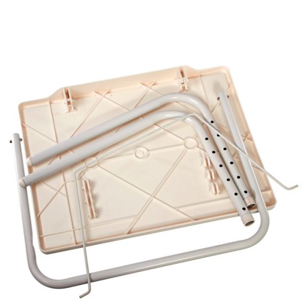 Стол приставной универсальный «Раскладушка», 510?410?760 мм, пластик, сталь, цвет белый