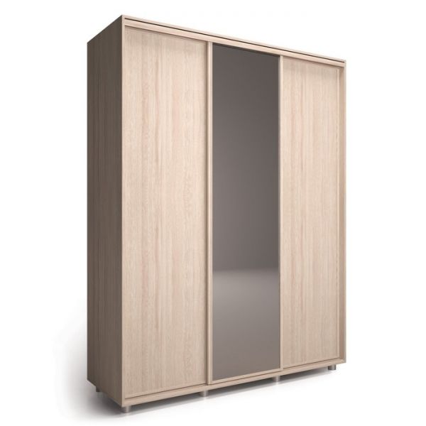 Шкаф-купе Удачный 1 зеркало 2070х600х2300 Венге Темный