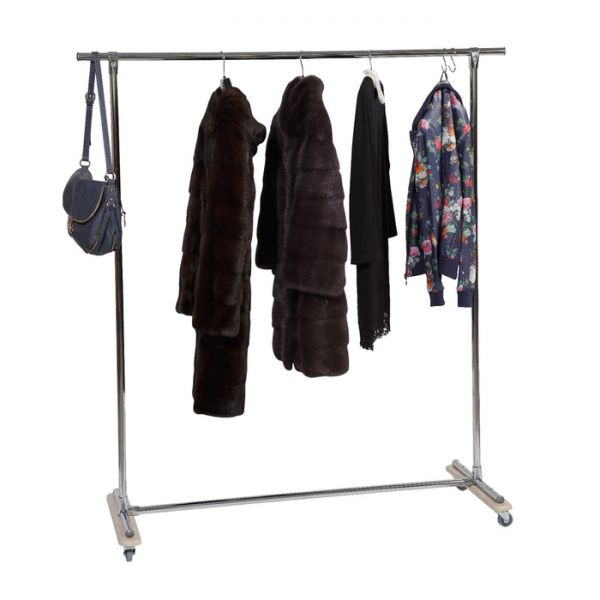 Вешалка гардеробная «Ольстер 1400», 1400 ? 500 ? 1580 мм, цвет дуб белёный