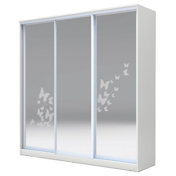 Шкаф-купе Хит-23-20-656 Венге магия, Бабочки