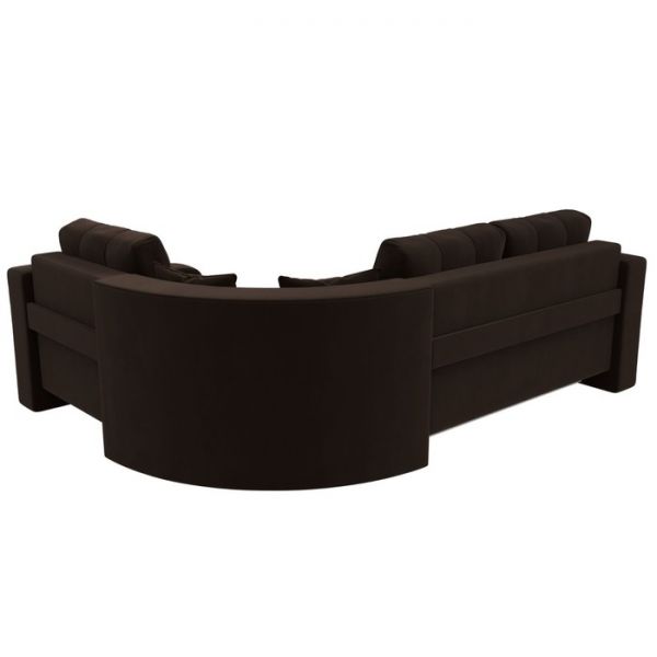 Угловой диван «Кембридж», механизм еврокнижка, микровельвет, цвет бежевый