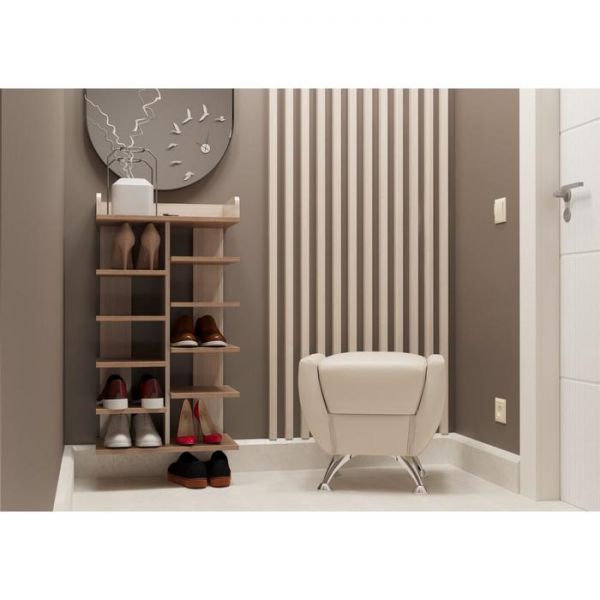 Пуф ЛИЛИАНА 540х430х460 Тёмн. коричневый