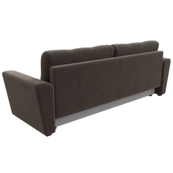 Диван прямой «Амстердам лайт», еврокнижка, велюр, цвет бежевый