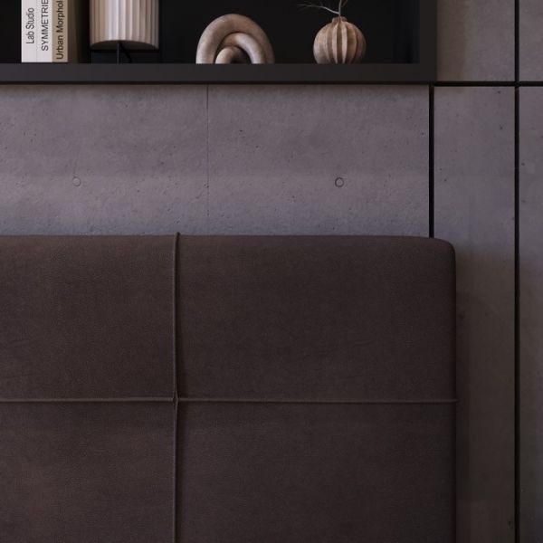 Кровать «Птичье гнездо New» без ПМ, 1400 ? 2000 мм, ортопедическое основание, цвет шоколад