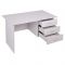 Стол письменный со встроенной тумбой 1200х700х750 Светло серый