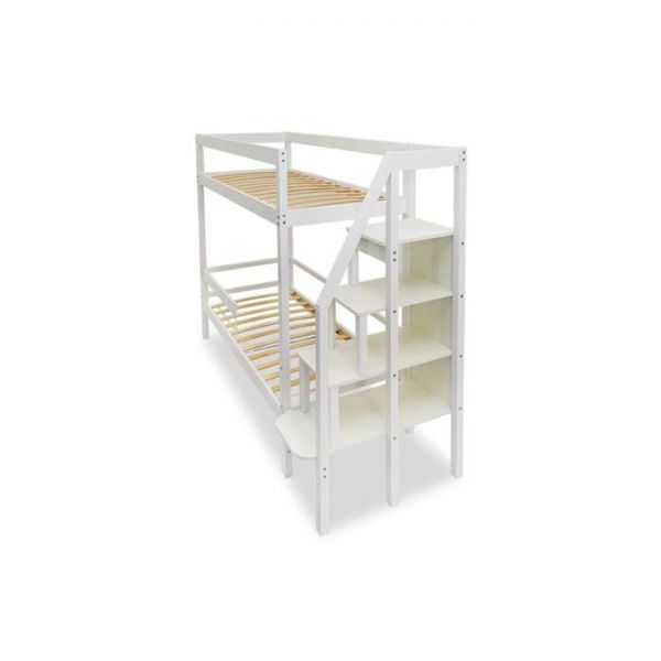 Детская двухъярусная кровать Бельмарко Svogen белый