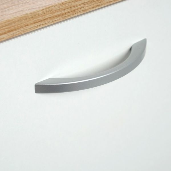 Обувница Приветливая-4, 1186х223х1096, Дуб сонома/белый