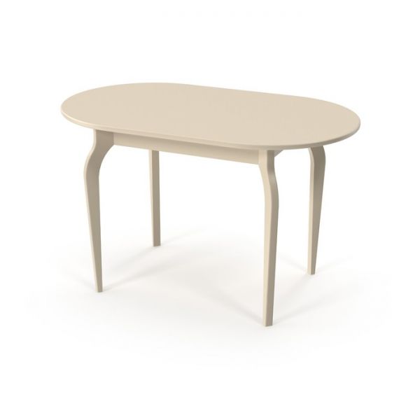 Обеденный стол KAMELOT, 1200 ? 700 ? 750 мм, овальный, цвет белый
