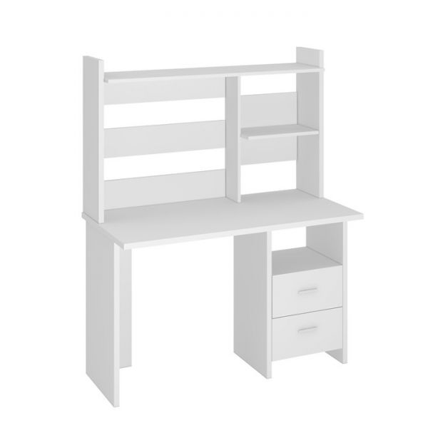 Компьютерный стол, 1200 ? 600 ? 1520 мм, цвет нельсон/белый