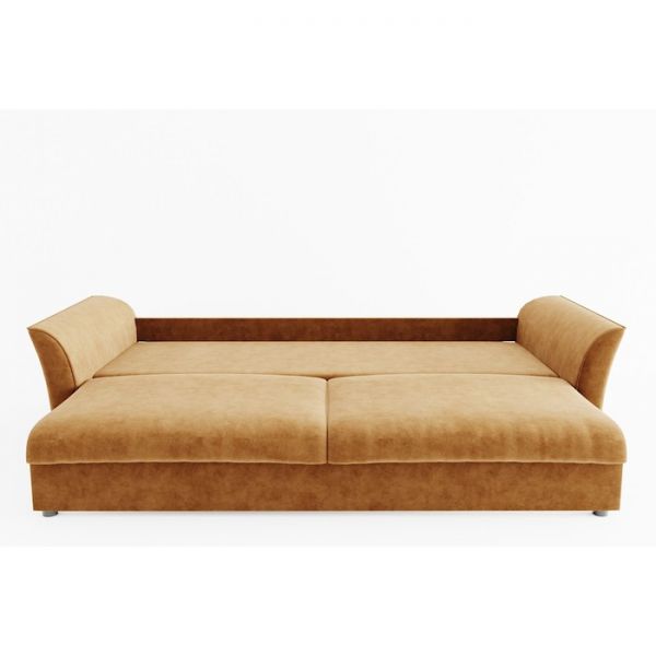 Прямой диван «Барселона», механизм пантограф, велюр, цвет селфи 01 / селфи 03