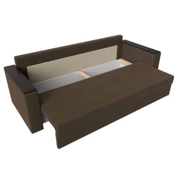 Диван прямой «Атланта лайт», без стола, еврокнижка, рогожка, цвет бежевый