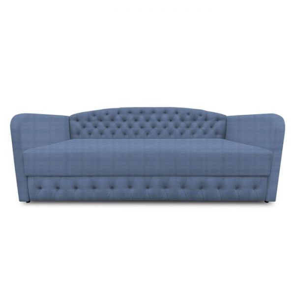 Диван-кровать с каретной стяжкой «Гарвард 2», велюр, цвет shaggy wine