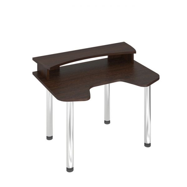 Стол СКЛ-Игр120МО с надстройкой, 1200 ? 900 ? 950 мм, цвет белый жемчуг