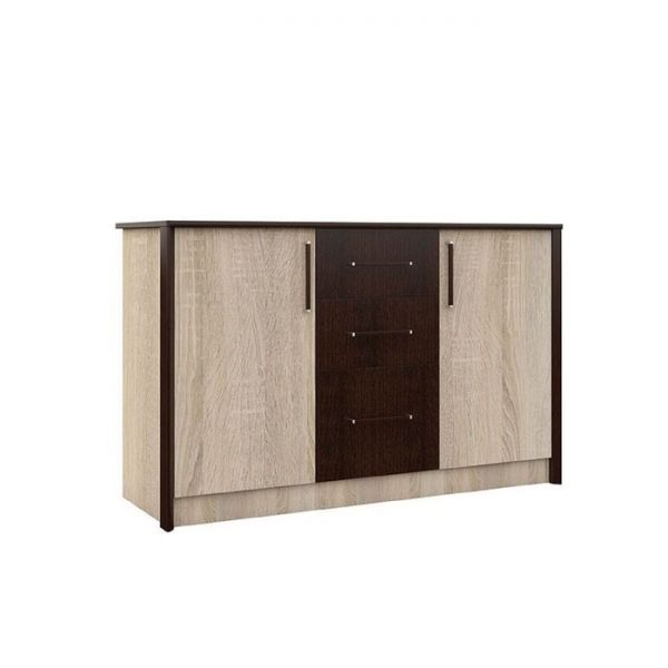 Комод «Эшли», 1363 ? 471 ? 816 мм, цвет венге / дуб сонома