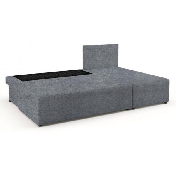 Угловой диван «Алиса», еврокнижка, рогожка, цвет savana plus coral / savana plus ivory