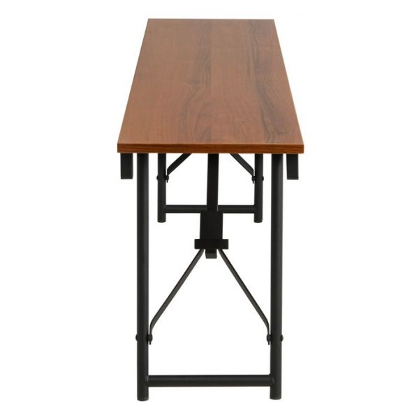 Скамья складная, 1500х300х460, Орех ноче Экко/Черный