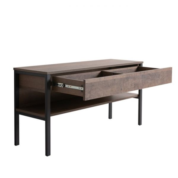 Тумба под ТВ Стронг 13.268, 1092х353х550, Дуб гранж колониальный/Интра