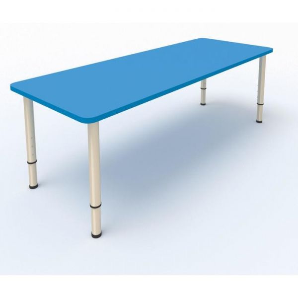 Стол детский регулируемый, 2-х местный, 1200 ? 450 ? 400 мм, группа 0-3, цвет салатовый