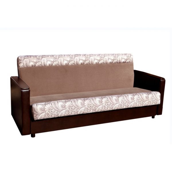 Диван "Книжка ППУ", ткань Дублин 2 / Аркон 3 / коричневый