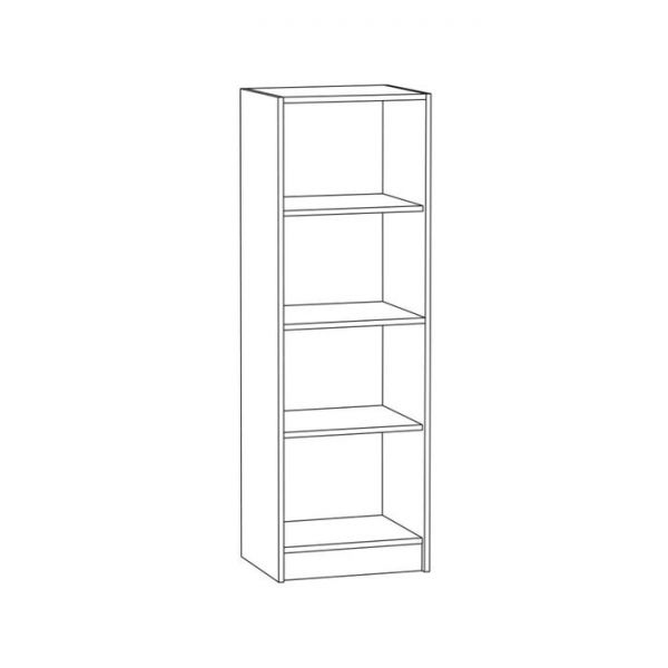 Стеллаж Альфа 09.135, 452х370х1382, Солнечный свет