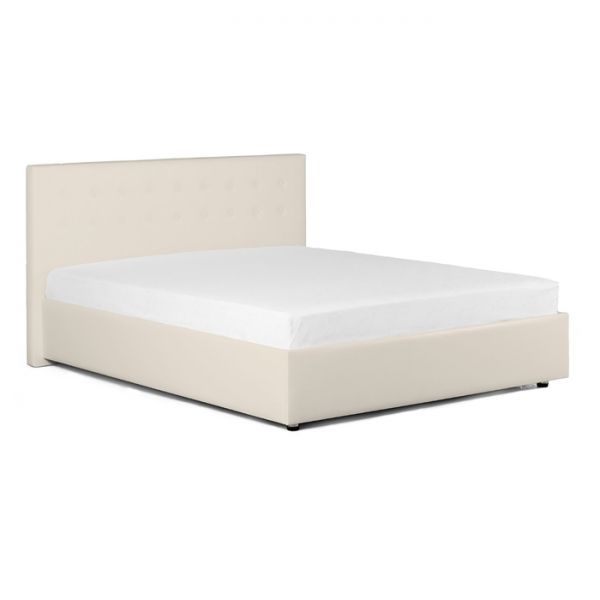 Кровать «Космопорт» без ПМ, 140х200 см, встроенное основание, цвет бежевый