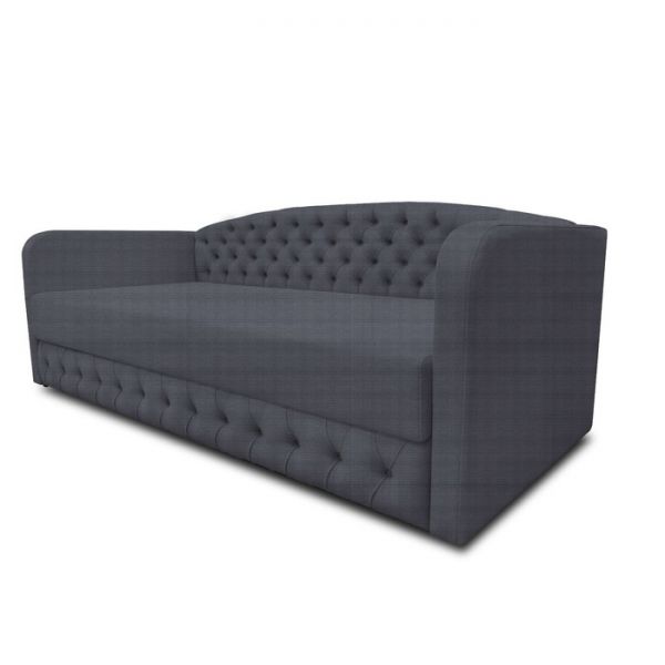 Диван-кровать с каретной стяжкой «Гарвард 2», велюр, цвет shaggy wine