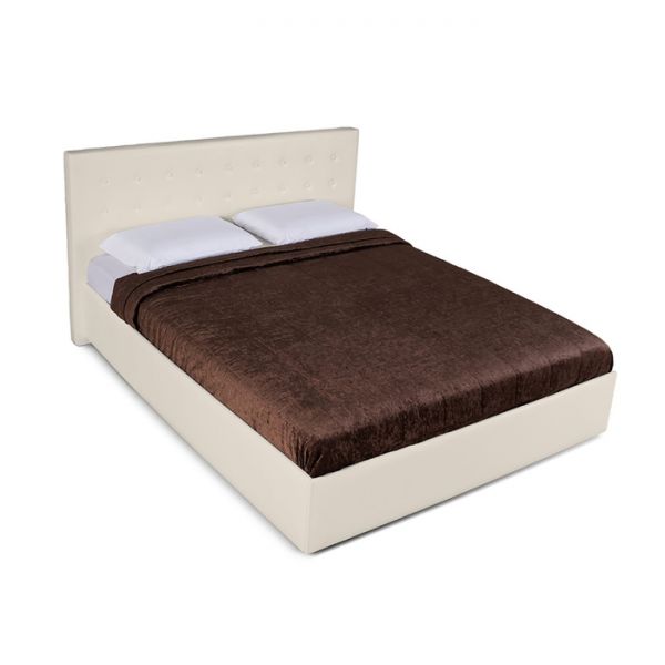 Кровать «Космопорт» с ПМ, 140х200 см, ортопедическое основание, цвет бежевый