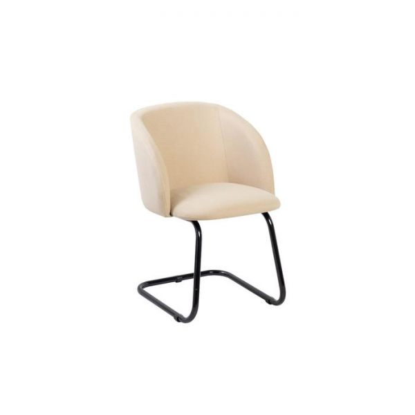 Стул Милли Канада 03 микровелюр карамель/ Релакс металл черный глянец